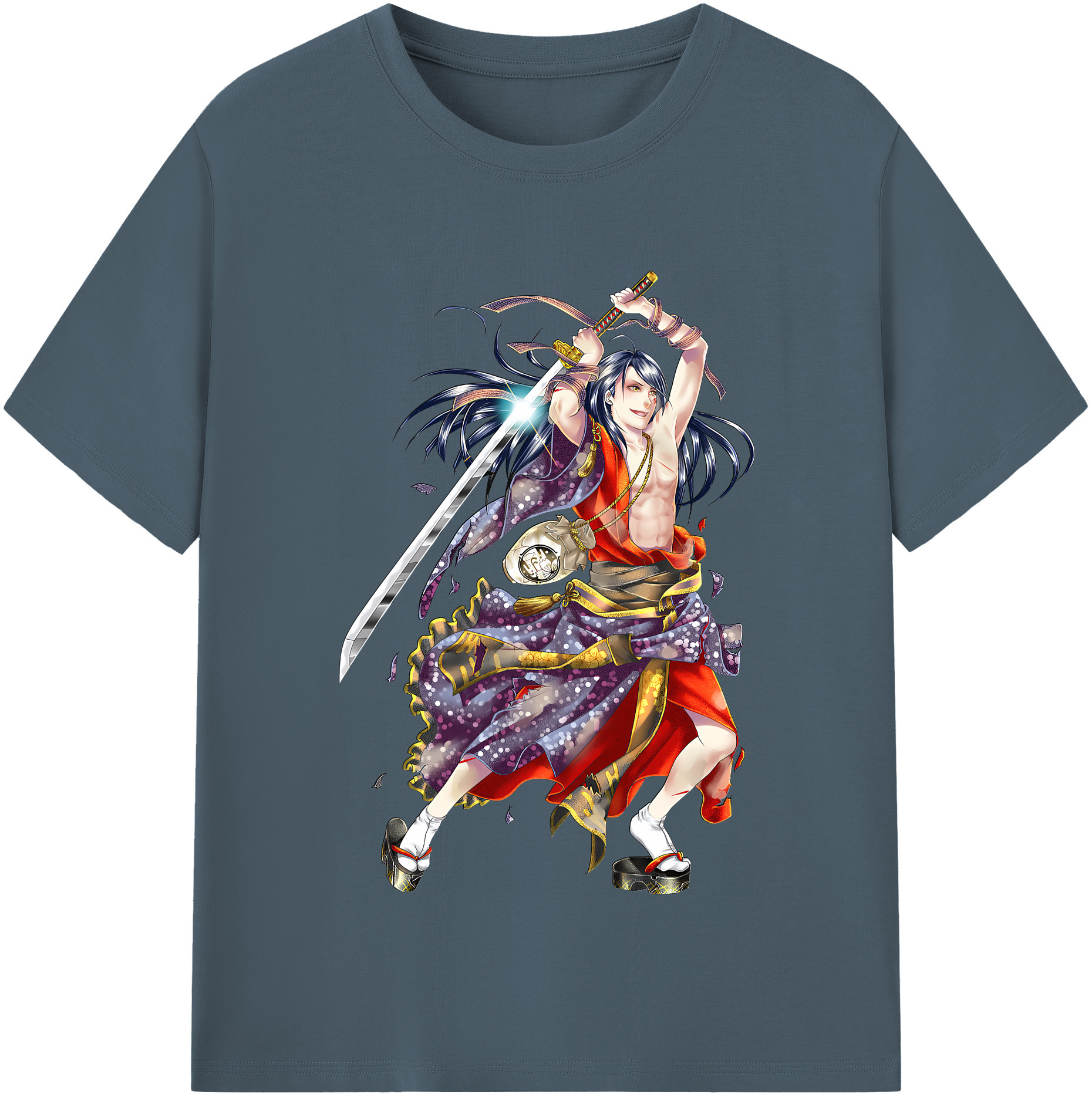 （画像用） 刀剣乱舞 Touken Ranbu 綿100％半袖Tシャツ（フロントプリント）